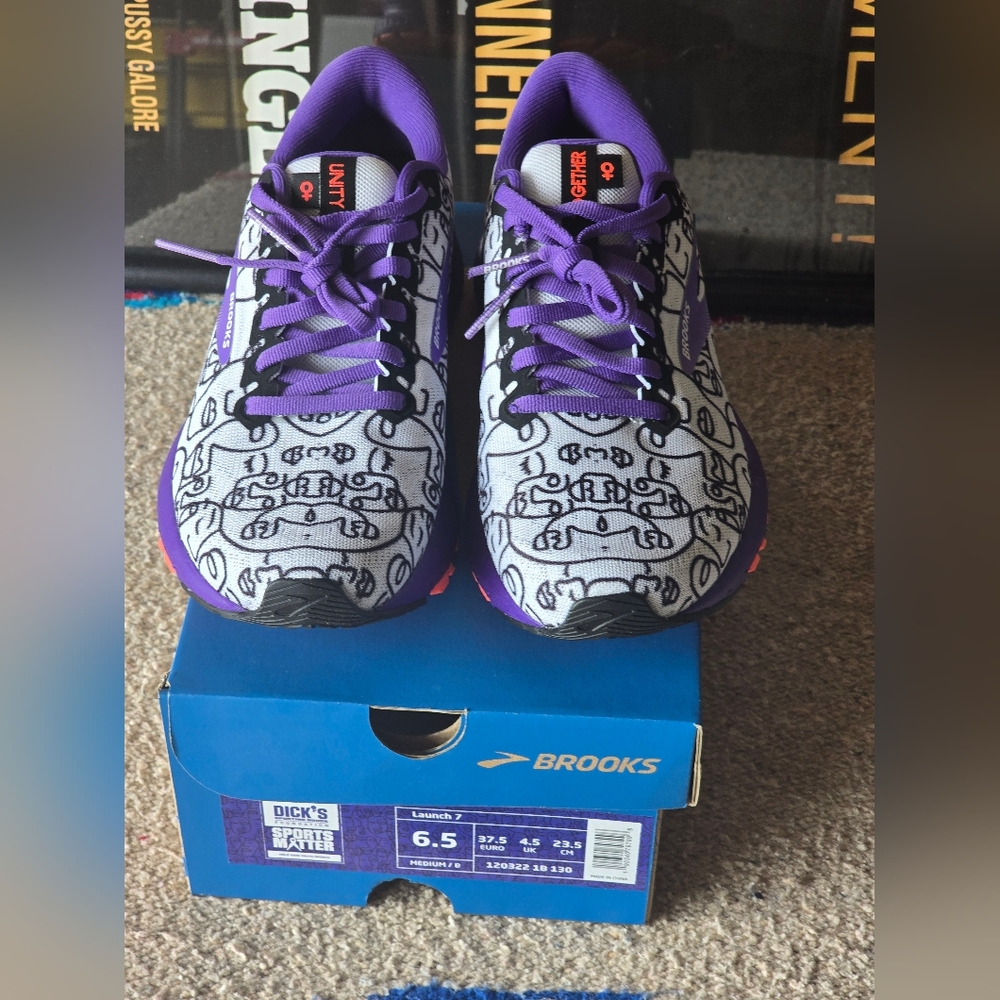 Brooks Launch 7 Empower Her Limited Edition Purple Women's Size 6.5